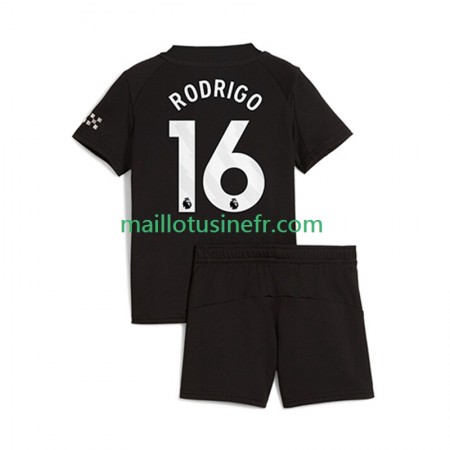 Maillot de Foot Manchester City Rodrigo Hernandez 16 Extérieur 2025-26 - Enfant
